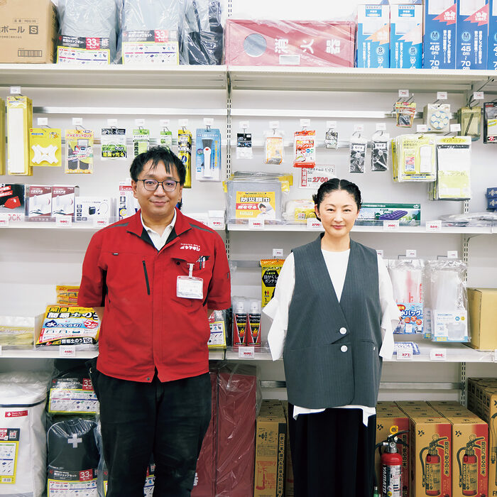 能登通いで高まった防災意識を生かして。現地のホームセンターで防災グッズ探し──防災士・常盤貴子さん