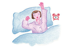 毎日決まった時間に寝て起きて、脳の体内時計を整える。質の良い睡眠には、就寝前の習慣を見直すことも重要