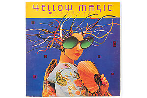 『YELLOW MAGIC  ORCHESTRA』 イエロー・マジック・ オーケストラ　1978年リリース。「中学時代に聴いて衝撃を受けた音楽。電気の音がそのままする！と思いました。このアルバムは、ジャケットのインパクトもすごいなと」