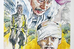 『豊臣兄弟！』35話イメージイラスト／信雄（山脇辰哉）に詰め寄った秀長（仲野太賀）は、秀吉（池松壮亮）を支える思い新たについに名を改める／南天
