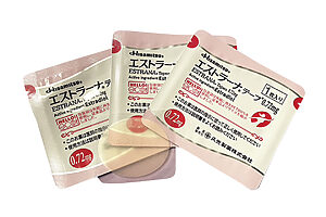 エストラーナテープ。貼るタイプのエストロゲン製剤だ