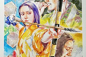 『豊臣兄弟！』39話イメージイラスト／豊臣家のためともに痛みを引き受ける茶々（井上和）と寧々（浜辺美波）。徳川家康（松下洸平）は豊臣兄弟の躍進を呪う／南天