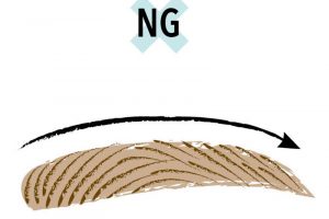 いきなり眉頭から描き始めるのは失敗のもと。