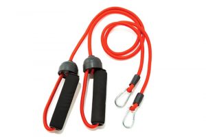 乗り方を変えたり付属のチューブを使えば、トレーニング法は多彩。