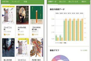 読みたい本、積読本、読んでる本、読んだ本と、本を4つの段階に分けて登録可能なので、買い忘れや二重買い防止に効果的。iOS、Android対応。無料。